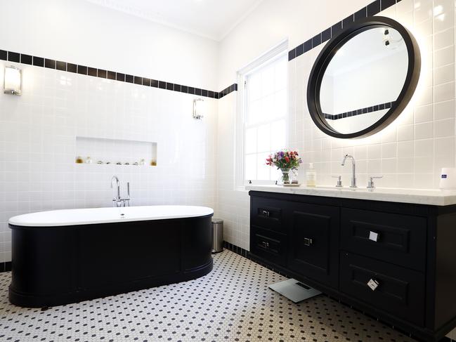 One of the restored bathrooms. Picture: Sam Ruttyn