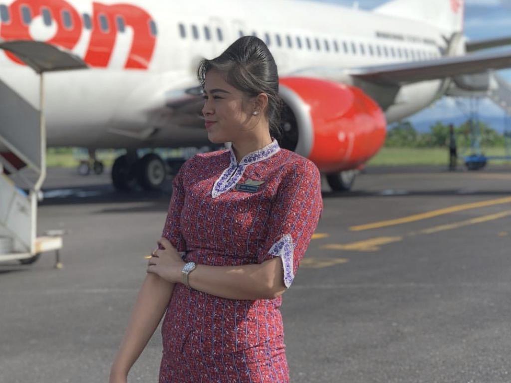 Flight attendant Mery Yulyanda. Picture: Instagram