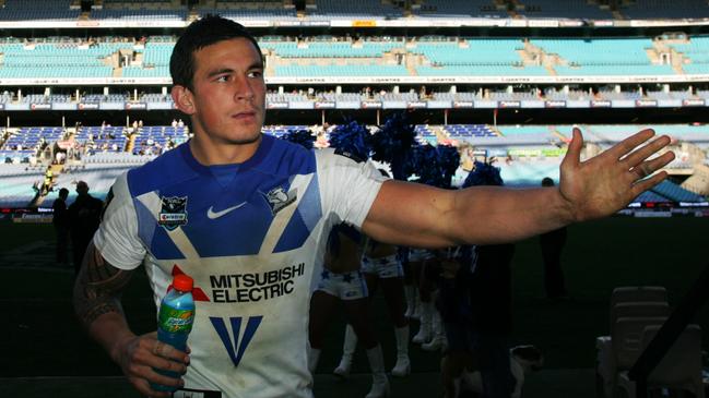 Sonny Bill Williams with the Bulldogs in 2007.