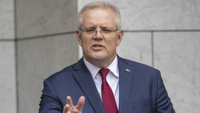 Scott Morrison in Canberra on Friday. Picture: Gary Ramage