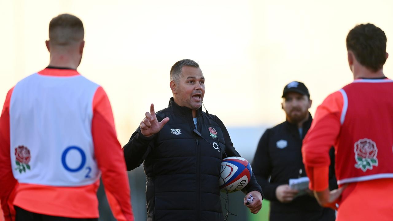 Manly are yet to confirm Anthony Seibold as their new head coach, who is in England working as Defence Coach for England. Picture: Getty Images.