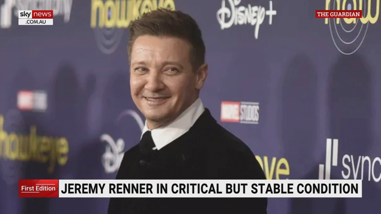 Avengers star Jeremy Renner in critical but stable condition after snow plough accident