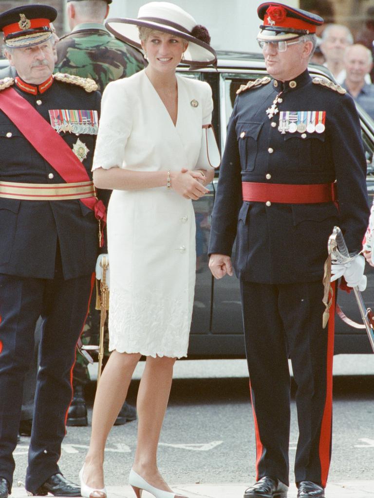 Diana in Portsmouth in August, 1991. Picture: Kent Gavin/Mirrorpix/Getty Images