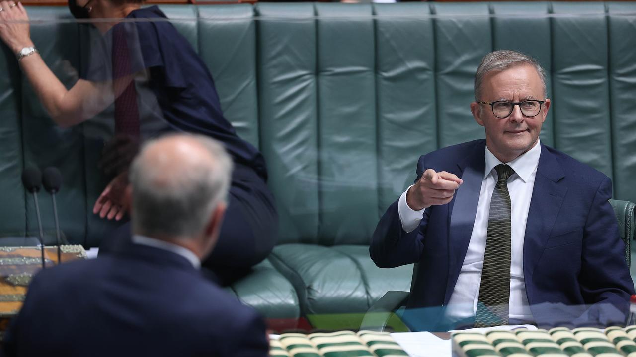 Scott Morrison has claimed Anthony Albanese wants to appease China. Picture: NCA NewsWire / Gary Ramage