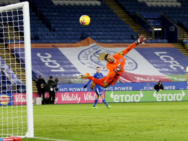 A fan favourite at Brighton, Ryan found himself on the outer after a tough loss against Leicester. Picture: Plumb Images/Leicester City FC via Getty Images