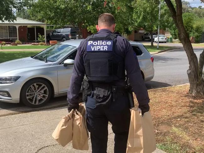 A member of Victoria Police’s Viper squad which targets outlaw bikies.