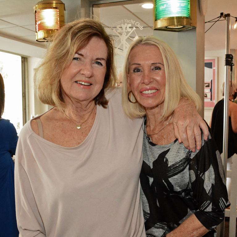 Jeanette Sklavos and Glynis Thompson at Members Day at Southport Yacht Club, Main Beach. Picture: Regina King.