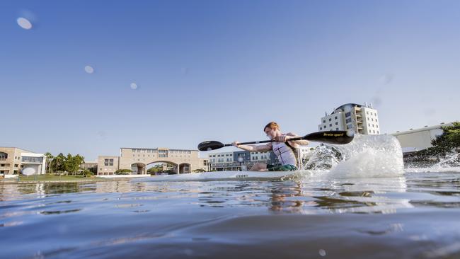 New Gold Coast kayaker Jean van der Westhuyzen. Picture: CAVAN FLYNN