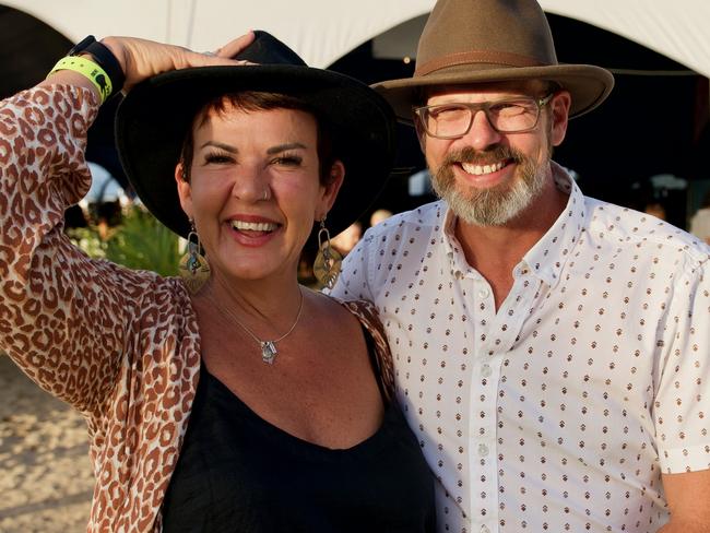 Nancee Myles and Andrew Whitson of Mackay attending the Airlie Beach Festival of Music on Saturday, November 5, 2022. Picture: Katrina Lezaic