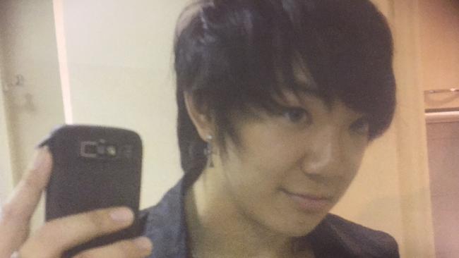 Wei Li takes a selfie in Melbourne days after he killed his mother at the Burnside family home in March 2011.