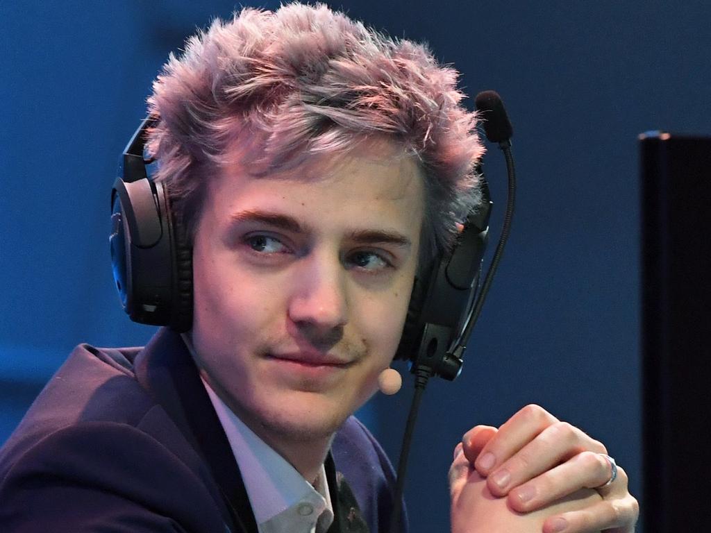 Pro-gamer Tyler "Ninja" Blevins streams during an event at Esports Arena Las Vegas. Picture: Ethan Miller / Getty Images / AFP