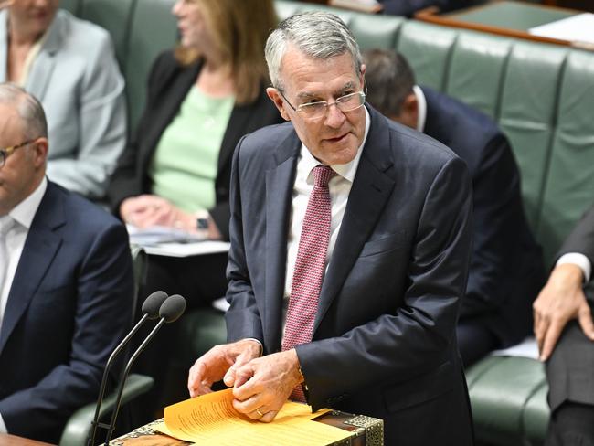 CANBERRA, AUSTRALIA  - NewsWire Photos - February 10, 2025:  Attorney-General of Australia, Mark Dreyfus during Question Time at Parliament House in Canberra. Picture: NewsWire / Martin Ollman