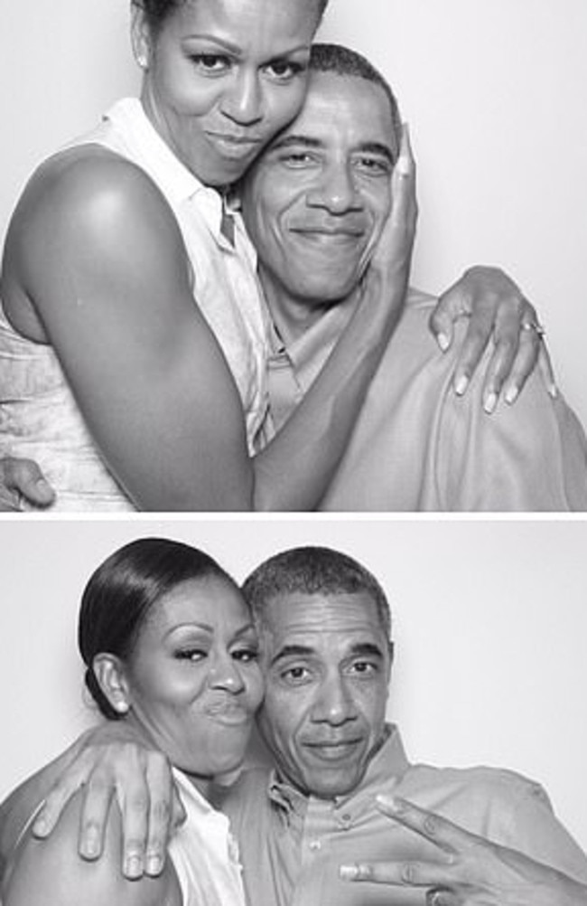 Michelle and Barack Obama have been married for 28 years. Picture: Supplied