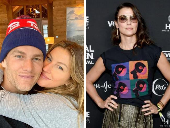 Tom Brady, Gisele Bundchen and Bridget Moynahan made quite the love triangle. Photo: Getty, Instagram.