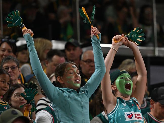 Expect to see the MyState Bank Arena stands awash with green. Picture: Getty Images