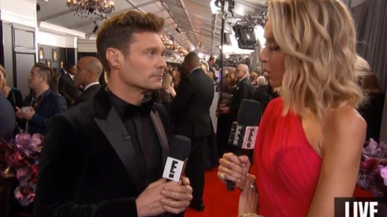 Ryan Seacrest and Giuliana Rancic opened the red carpet coverage talking about the tragic news of Kobe Bryant's death.