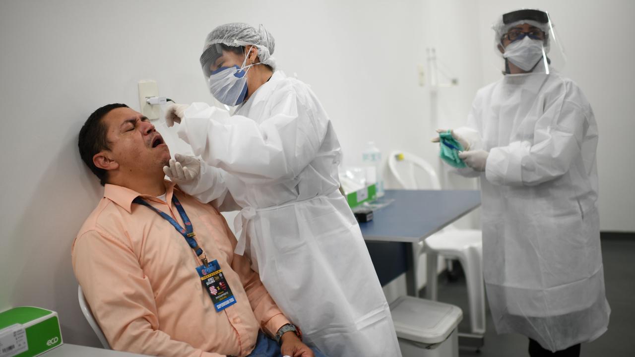 Poor testing rates have meant that Brazil’s actual virus rates may be much higher than expected. Picture: Mauro Pimentel/AFP.