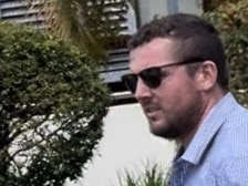 Daniel Edward Burnett leaves Gympie Magistrates Court on Thursday January 30, 2025, after pleading guilty to one count of sexual assault, and two counts of common assault.