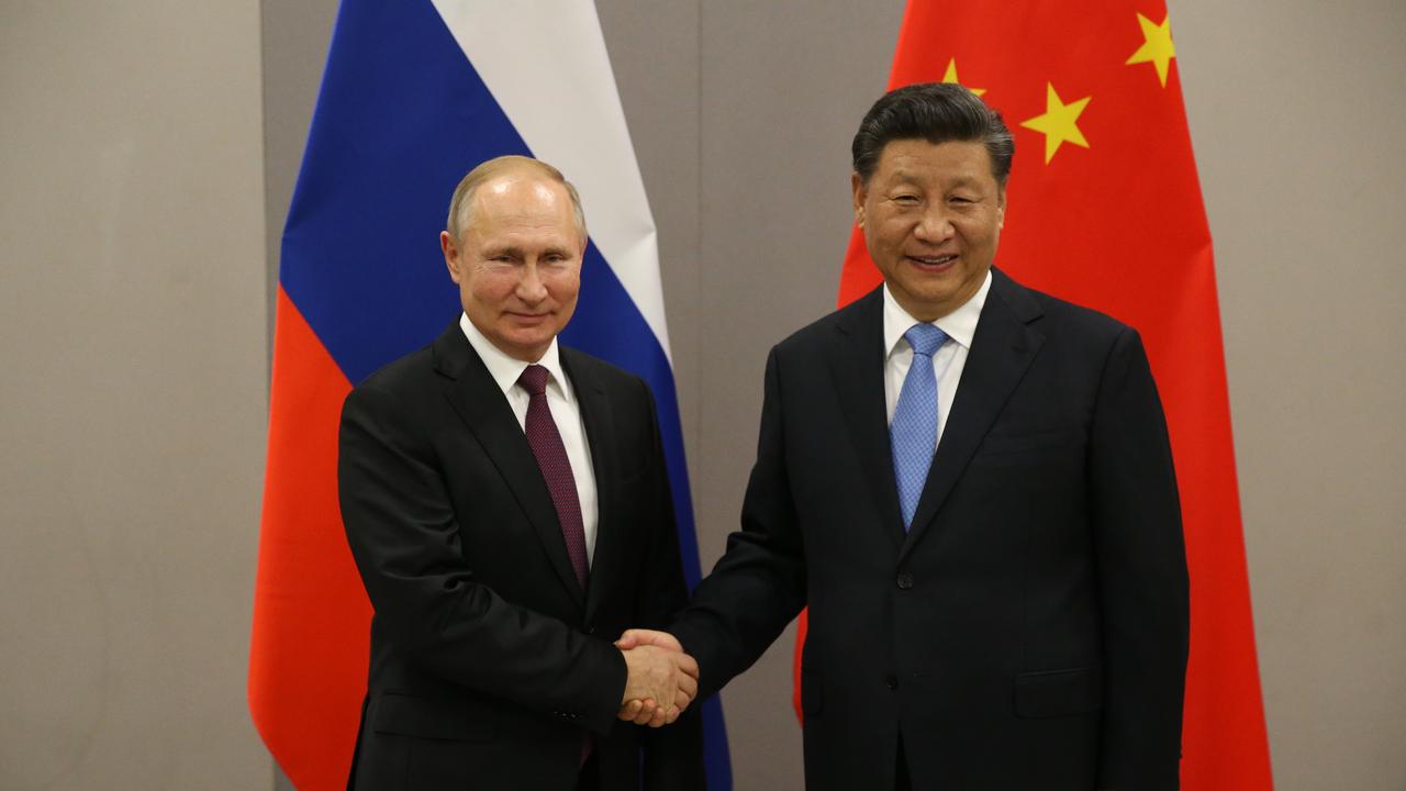 Vladimir Putin and Xi Jinping in 2019. Picture: Mikhail Svetlov/Getty Images