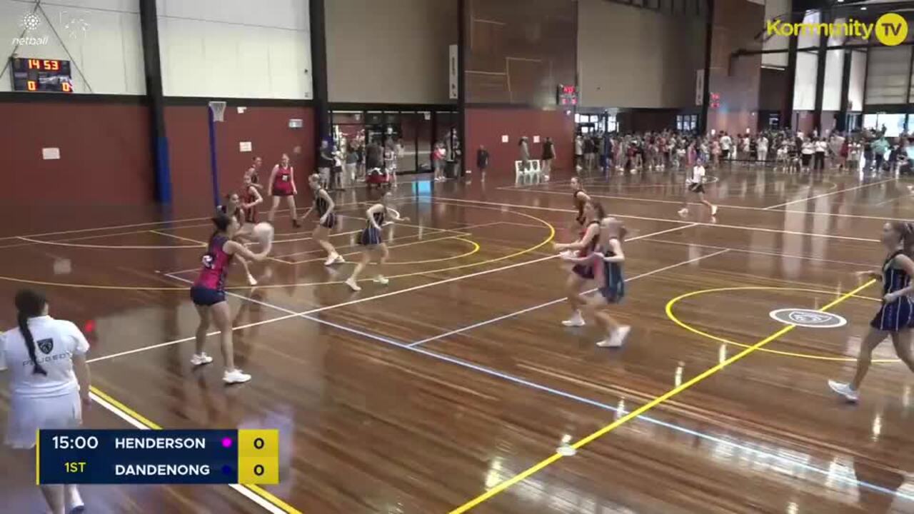 Replay: Henderson v Dandenong Valley (Open) - 2025 Netball Victoria State Titles Day 3