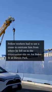 Worker falls 12m at Cross River Rail site in Brisbane