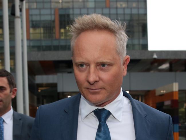 CEO and Senior Financial Advisor at Henderson Maxwell, Sam Henderson leaves the Federal Court, Melbourne, Tuesday, April 24, 2018. The financial services royal commission public hearing into financial advice continues in Melbourne. (AAP Image/Stefan Postles) NO ARCHIVING