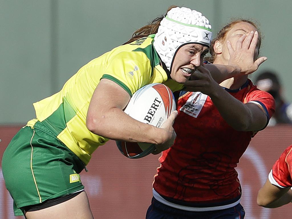 Rugby Sevens World Cup Dominant Aussie women into semi, men knocked out Daily Telegraph