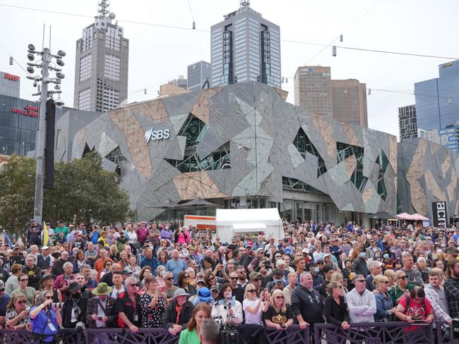 A large crowd turned out the last time the event was held, in 2022. Picture: Getty