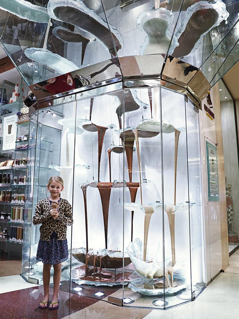 Bellagio Patisserie - Tallest chocolate fountain. Picture: James Ellerker/Guinness World Records Guinness