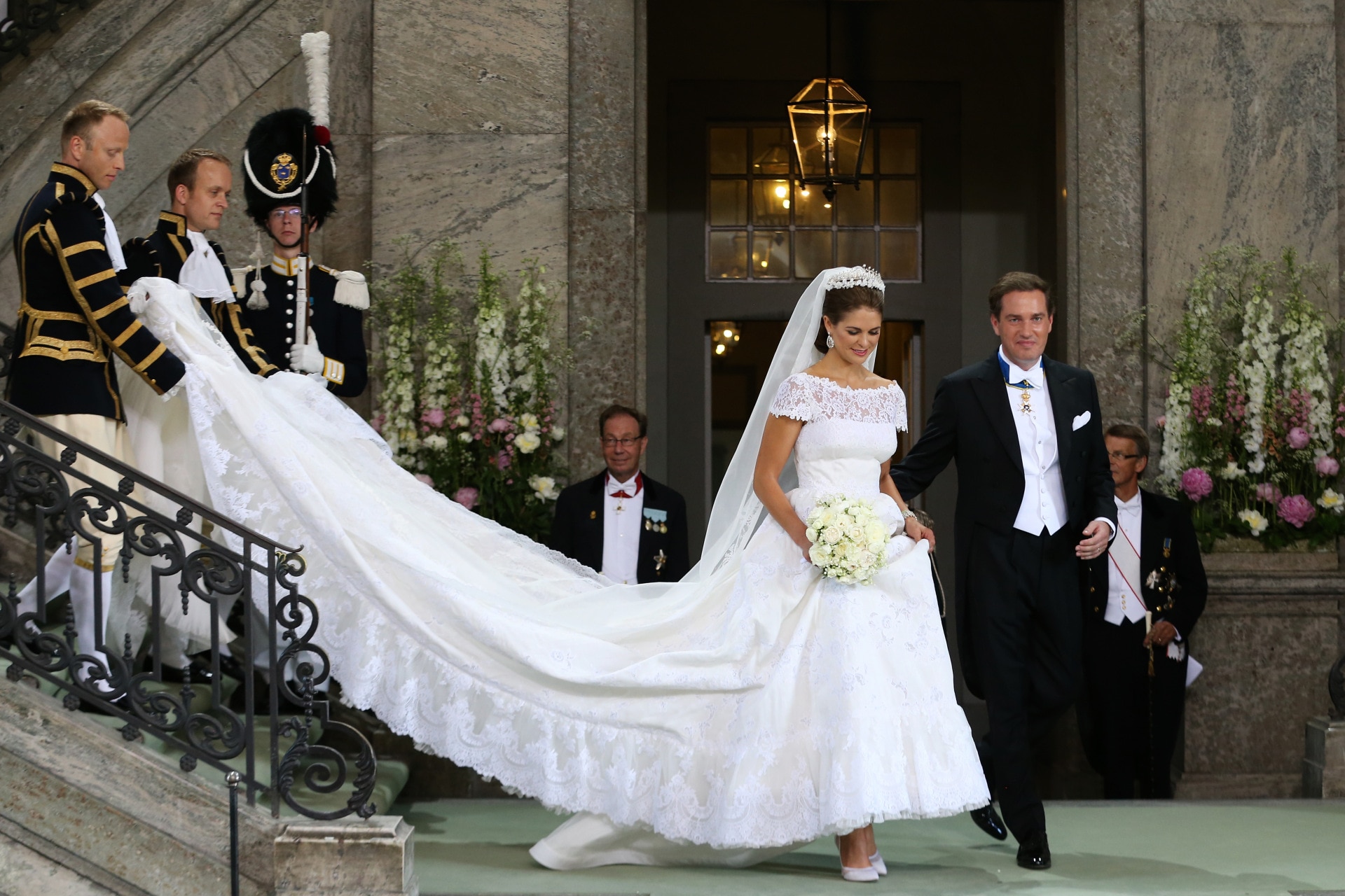 Princess Madeleine's second wedding dress worn by another royal