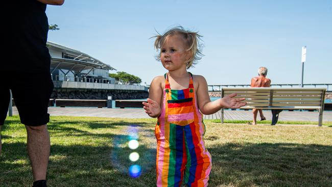 Ruby Hetherington as Territorians celebrating all things in 2024 at the Darwin Waterfront. Picture: Pema Tamang Pakhrin