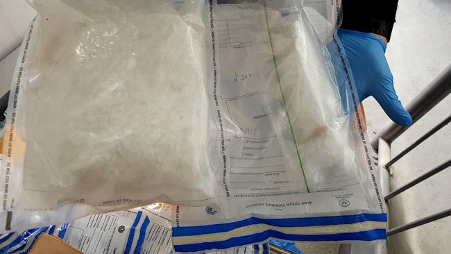 Drugs allegedly seized during last week’s property searches. Picture: SA Police