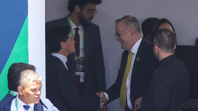 Prime Minister Anthony Albanese arrives for the G20 Summit 2024 at Museu de Arte Moderna on November 18 in Rio de Janeiro, Brazil. Picture: Getty Images