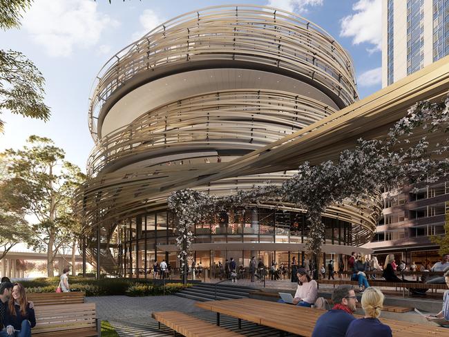 How it will look from the ground in August. Picture: Lendlease