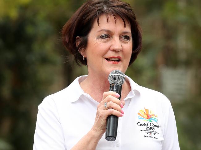 Gold Coast Bulletin only Please check with Picture Editor before use.Currumbin Wildlife Hospital had an open day today.Photo of Jann Stuckey speaking.Photo by Richard Gosling