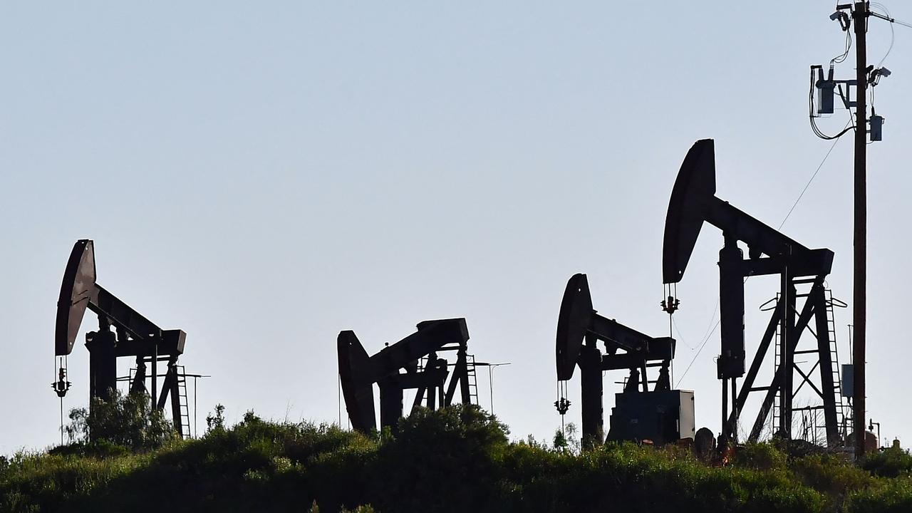 Energy stocks continued to retreat as global oil prices continued to lose ground. Picture: AFP / Frederic J. Brown.