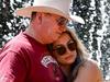 Barnaby’s candid splash with Vikki and kids