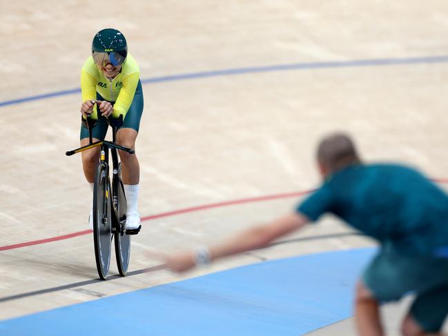 Meg Lemon came first in her event. Picture: Getty Images