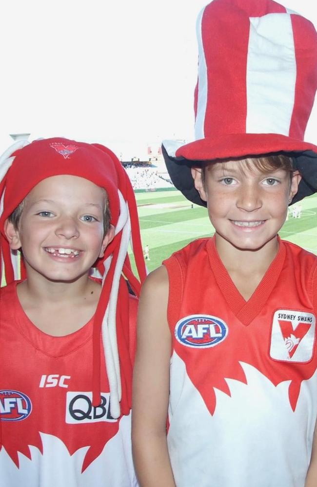 Antonio Loiacono, pictured with his younger brother Jack. Picture: Supplied