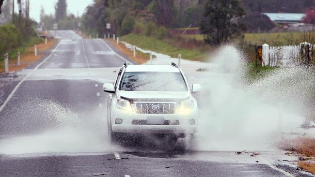 Heavy rain is expected to create flash flooding in northern Tasmania. File image.