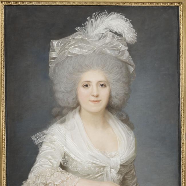 A portrat of Marie-­Antoinette.