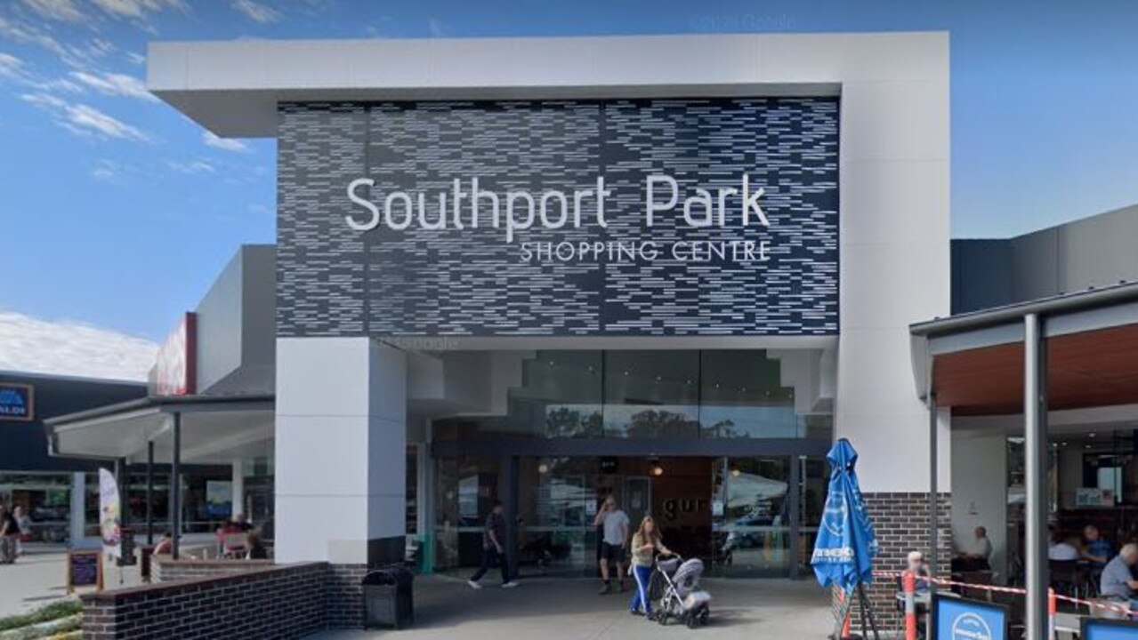 The incident occurred outside Southport Park Shopping Centre on Friday night. Picture: Google Maps