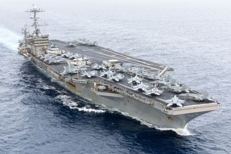 Second plane falls off US aircraft carrier in 10 days