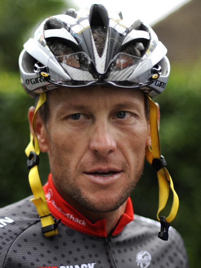 Drug-using cyclist Lance Armstrong. Picture: AFP Photo/Nathalie Magniez