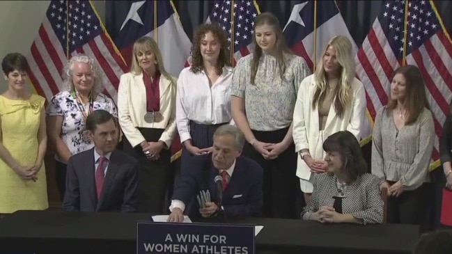 Gov. Abbott signs controversial “Save Women’s Sports” bill | news.com ...