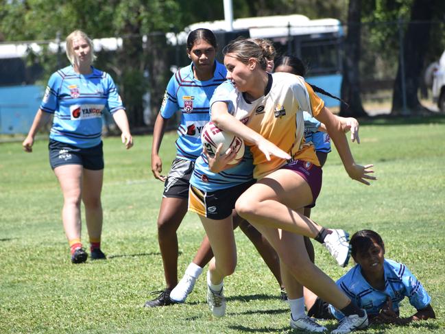 CQ Capras under-19 women’s trials at Rugby Park, Rockhampton, on November 26, 2022.