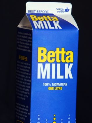 Betta milk is one of Tasmania's most iconic homegrown dairy brands.