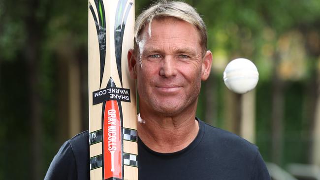 Shane Warne has had a motorbike accident Picture: Alex Coppel