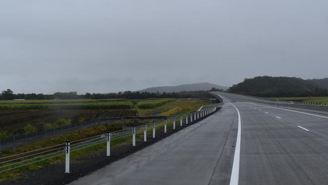 Shot of the new bypass as part of the pacific highway upgrade