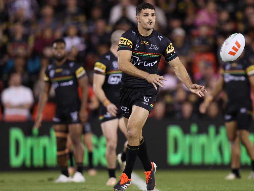 Nathan Cleary is out for up to a month. (Photo by Jason McCawley/Getty Images)